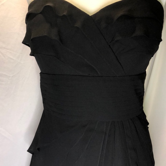 Bill Levkoff Layered Chiffon Bridesmaid Dress - Picture 5 of 13